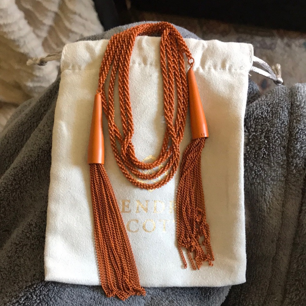 SOLD** Kendra Scott Phara tassel lariat necklace